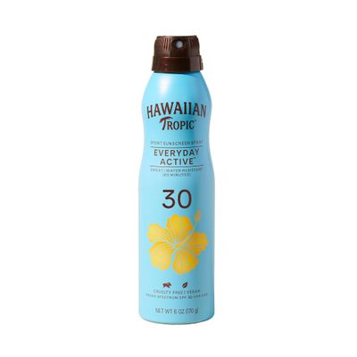 Hawaiian Tropic Island Sport Sunscreen Spray, Clear Coconut, 6 Ounce