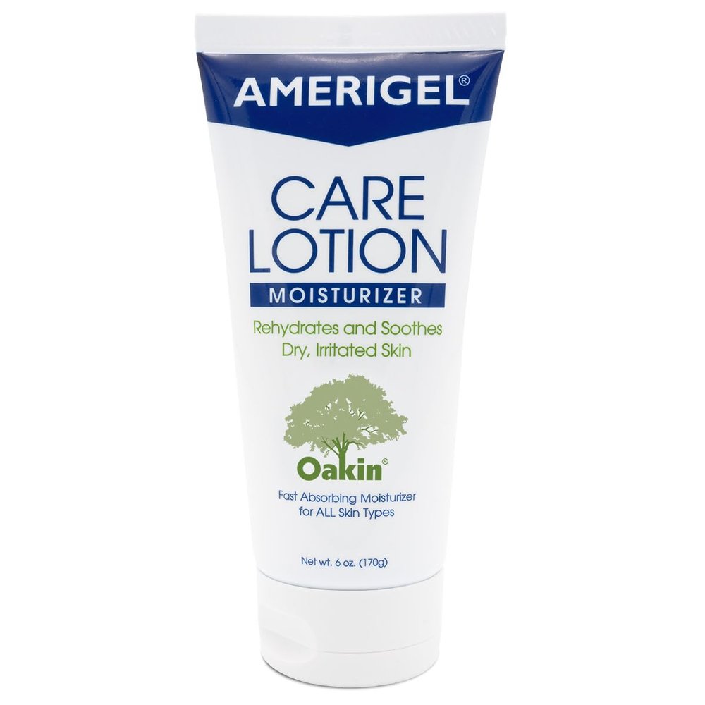 AMERIGEL Care Lotion  Hypoallergenic Moisturizer - Diabetic Skin Care - Rehydrates and Soothes Dry, Irritated Skin - 6 oz.