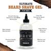 Beard Shave Gel  Clear Shaving Gel for Beards  Nutrient-Rich Formula  Provides Smooth Shave  Premium Ingredients  Hops, Barley, Yeast  8 oz. view 2