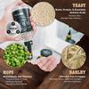 Beard Shave Gel  Clear Shaving Gel for Beards  Nutrient-Rich Formula  Provides Smooth Shave  Premium Ingredients  Hops, Barley, Yeast  8 oz. view 4