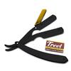 Barber Straight Razor, Professional Barber Straight Edge Razor - Barber Razor Compatible with Straight Razor Blade for Barber, Gold and Matte Black Straight Razor by AAProTools view 1