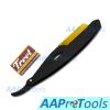 Barber Straight Razor, Professional Barber Straight Edge Razor - Barber Razor Compatible with Straight Razor Blade for Barber, Gold and Matte Black Straight Razor by AAProTools view 3