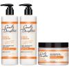 Carols Daughter Coco Creme Sulfate Free Shampoo and Conditioner Set with Silicone Free Hair Butter, for Very Dry Curly Hair, with Coconut Oil and Mango Butter view 1