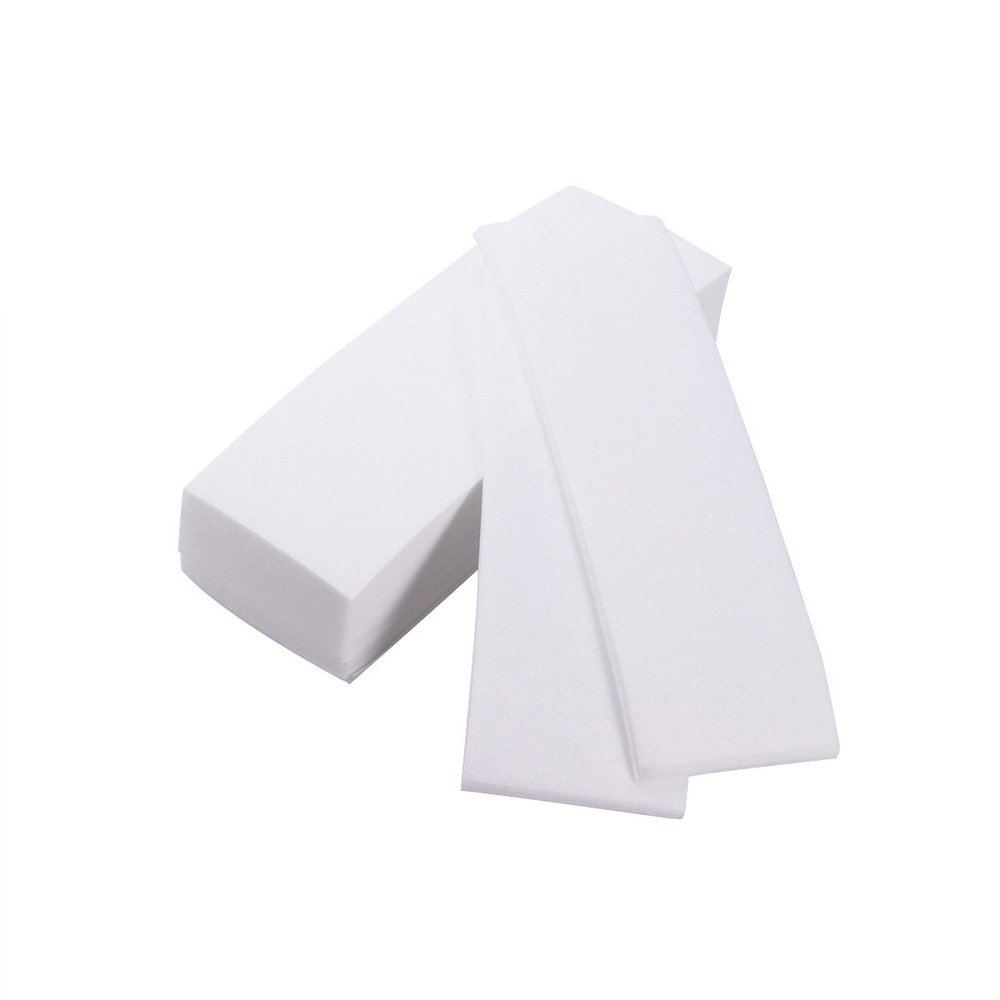 200pcs Nonwoven Hair Removal Wax Strips for Facial Body Soft Flexible Tear-resistant Depilatory Paper for Types