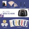 KeShi Waxing Kit, Painless Hair Removal Wax Warmer with 6 Bags Hard WaxBeans for Full Body, Legs, Face, Eyebrows & Bikini Ideal for Both Women & Men view 3