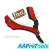 AAProTools Red And Black Hair Straight Edge Barber Steel Razors Folding Shaving BTS-189 view 2