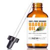 Renewalize Certified Organic Baobab Oil | 100 Percent Pure Cold Pressed and Unrefined | All Natural Skin Nails and Hair Moisturizer | 4 fl oz view 1