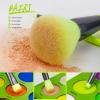 Docolor Makeup Brushes 10Pcs Makeup Brush Set Premium Synthetic Powder Kabuki Foundation Contour Blush Concealer Eye Shadow Blending Liner Make Up Brush Kit - Neon Green view 3