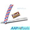 AAProTools Barber Straight Razor Kit - Durable Barber Straight Edge Razor Kit with 20 Pre-Cut Straight Razor Blades, Straight Razor Shaving Kit (Red,White,Blue) view 2