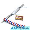 AAProTools Barber Straight Razor Kit - Durable Barber Straight Edge Razor Kit with 20 Pre-Cut Straight Razor Blades, Straight Razor Shaving Kit (Red,White,Blue) view 3