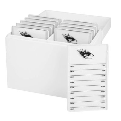 10-Layer Eyelash Extension Storage Box, Acrylic False Eyelash Makeup Organizer Holders, Makeup Cosmetic Case for Grafting Eyelash Extension Tool
