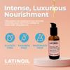 LATINOIL Chia Oil 2 oz / 60 ml - Instant Repair For Damaged Hair - Eliminates Frizz, Dryness - Adds Silkiness - Absorbs Fully & Quickly - Color Safe - Read our REAL Reviews view 2