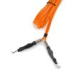 AmeriVolt Tattoo Machine 6 ft. Silicone Rubber Clip Cord - Orange view 3