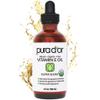 PURA D'OR 4 Oz Organic Vitamin E Oil  USDA Certified Face, Body, Hair & Bath Oil with Argan, Jojoba, Rosehip, Apricot, Almond & Avocado  Lightweight Moisturizing Blend for Soft, Smooth Skin view 1