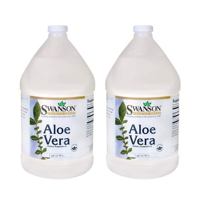 Swanson Aloe Vera 1 Gallon (3.78 l) Liquid (2 Pack)