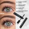 Lash Next Door Water Resistant Mascara Black Volume and Length - No Clump Volumizing Mascara for Thickening and Lengthening - Smudge Proof Lashes by Brooklyn and Bailey (2 Pack) view 2