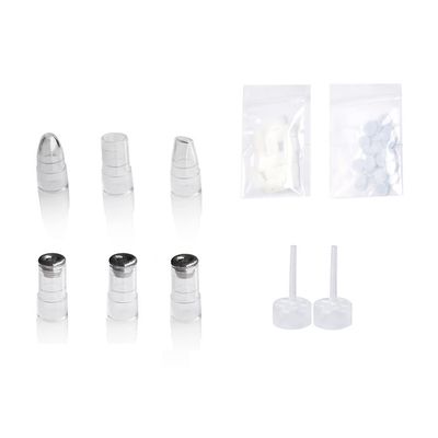 QiQiBaby Replacement Tips Filters Cottons F Diamond Microdermabrasion Vacuum Peeling Skin Rejuvenation(3 Diamond Tips + 3 Vacuum Head + 1 bag cotton filter + 1 bag sponge?
