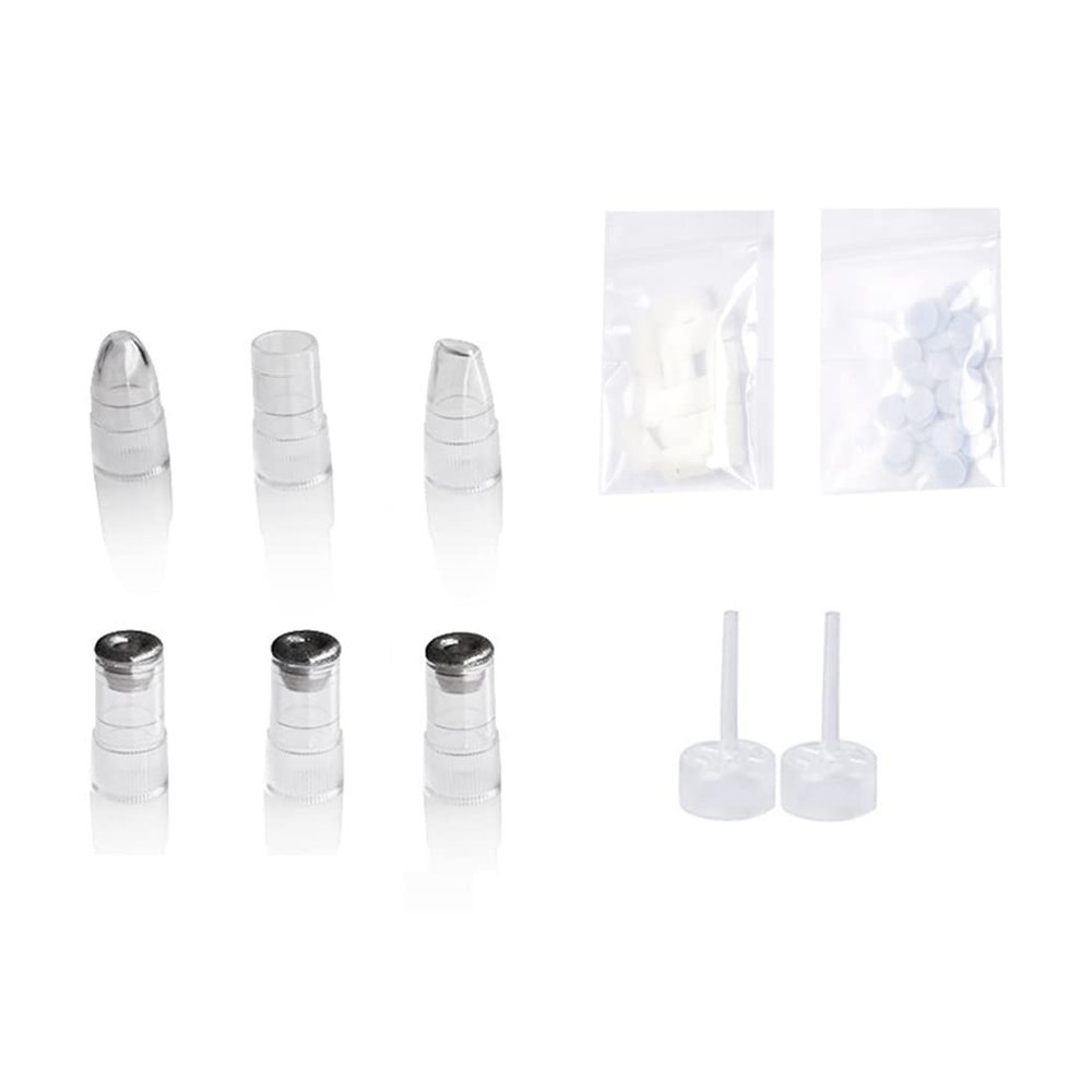 QiQiBaby Replacement Tips Filters Cottons F Diamond Microdermabrasion Vacuum Peeling Skin Rejuvenation(3 Diamond Tips + 3 Vacuum Head + 1 bag cotton filter + 1 bag sponge?