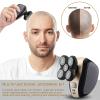 Bald Shavers for Men - Telfun Upgrade 5-in-1 Electric Head Shavers for Bald Men, 100% Waterproof Cordless Razor, Wet/Dry Shaving, 5 Dual Track Heads, Mess-Free Hair Capture view 4
