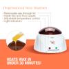 GiGi Waxing Starter Kit - At-Home Hair Removal Kit for Face & Body, Soft Wax Warmer, Pre & Post Waxing Care view 2