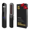 Beard Straightener, Beard Straightening Comb with Cordless/Mini Sized/Auto Shut Off for Traveling, Home, Dating, Great Gift for Dad, Father's Day Gift view 1