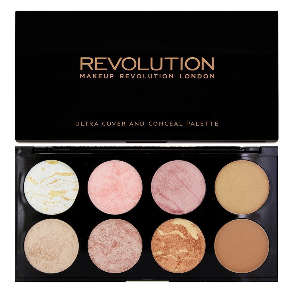 Makeup Revolution Ultra Blush and Contour Palette Golden Sugar