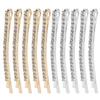 20 Pieces Rhinestone Bobby Pins Crystal Hair Clips Gold and Silver Diamond Hair Pin Sparkling Hair Barettes Sytling Decorative Accessories for Women and Girls view 1