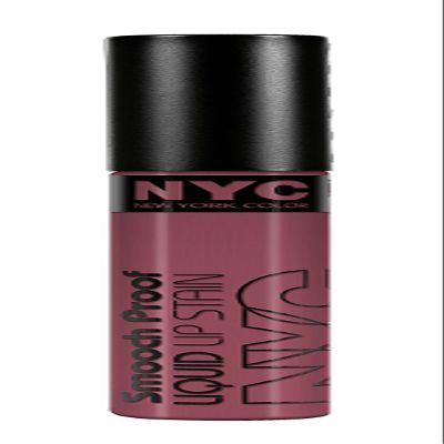 N.Y.C. New York Color Smooch Proof Liquid Lip Stain, On Everyone's Lips, 0.24 Fluid Ounce