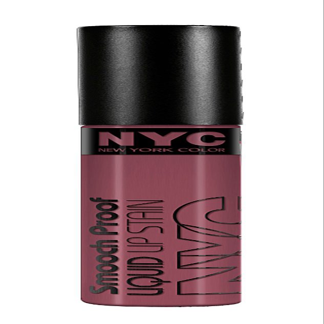 N.Y.C. New York Color Smooch Proof Liquid Lip Stain, On Everyone's Lips, 0.24 Fluid Ounce