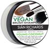 SIN RICHARDS London Vegan Young Coconut Brush Shampoo | Solid Makeup Brush & Sponge Cleaner, Vegan Makeup Brush Cleanser, 2oz view 1