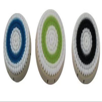 Erisonic Brush Heads Replacement for Facial Cleansing, Compatible with Erisonic Pro, 3 Count - Tan, Deep Pore Skin Brush Head, Normal Skin Brush Head, Sensitive Skin Brush Head