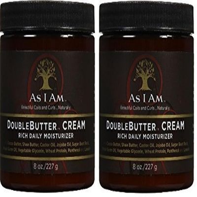 As I Am Double Butter Rich Daily Moisturizer, 8 Ounce (2 Pack)
