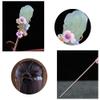 CHOISBEING Handmade Hair Pins Vintage Hair Stick for Buns Chinese Jade Metal Retro Hair Chopsticks for Women Girl (Transparent) view 3