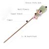 CHOISBEING Handmade Hair Pins Vintage Hair Stick for Buns Chinese Jade Metal Retro Hair Chopsticks for Women Girl (Transparent) view 4