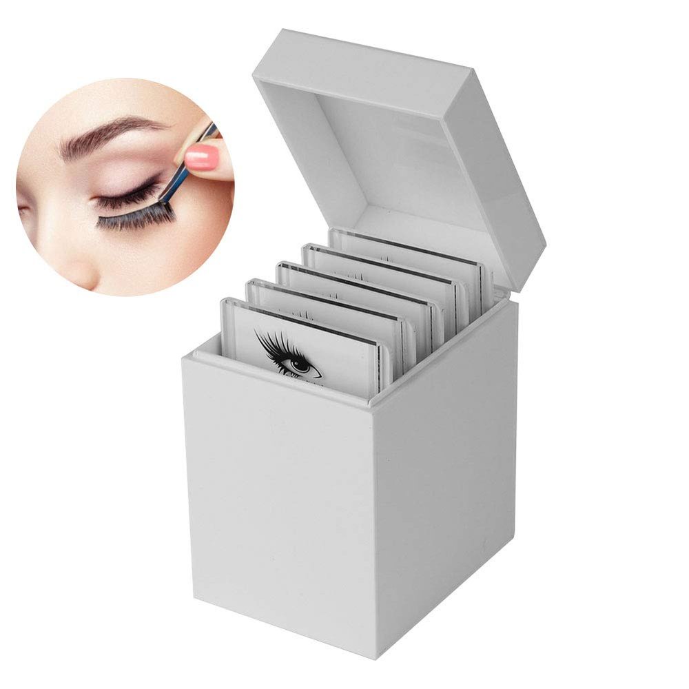 10 Layers Eyelash Extension Storage Box Makeup Cosmetic Organizer False Eyelash Display Holder Case