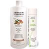 Complex Brazilian Keratin Hair Blowout Treatment Professional Results Straightens and Smooths Hair (CS 300ml + KT 1000ml) Queratina Keratina Brasilera Tratamiento view 1