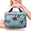Bag&Carry Large Travel Hanging Toiletry Bag For Women - Folding Bathroom Toiletry Cosmetic Organizer - XL Hanging Travel Bag For Full Size Toiletries (teal) view 2