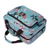 Bag&Carry Large Travel Hanging Toiletry Bag For Women - Folding Bathroom Toiletry Cosmetic Organizer - XL Hanging Travel Bag For Full Size Toiletries (teal) view 3