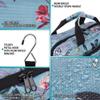 Bag&Carry Large Travel Hanging Toiletry Bag For Women - Folding Bathroom Toiletry Cosmetic Organizer - XL Hanging Travel Bag For Full Size Toiletries (teal) view 4
