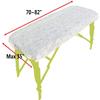 ZMDREAM Disposable Fitted Massage Table Sheets Pack of 20 Bed Covers with Elastic Maximum 82 x 35 inches White LZ015W view 2