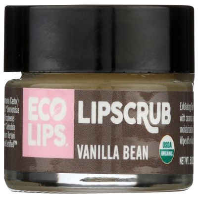 Ecolips Ecolips Organic Lip Scrub, Vanilla Bean, 0.5 Ounce