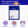 Wrinkles Schminkles Under Eye Wrinkle Patches | Smooth Eye Wrinkles, Crows Feet & Dark Circles Overnight | 6 Pairs Reusable Medical Grade Silicone Patches view 2