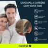MENFIRST Gray Hair Darkening Shampoo - Gradual Hair Color for Gray Coverage, Hypoallergenic & Chemical-Free, Dark Shades view 4