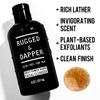 RUGGED & DAPPER - Daily Mens Face Wash + Scrub - 5 Month Supply - Deep Exfoliating Cleanser - Prevents Breakouts - Acne Face Wash Men's - USA Made with Natural Ingredients view 4