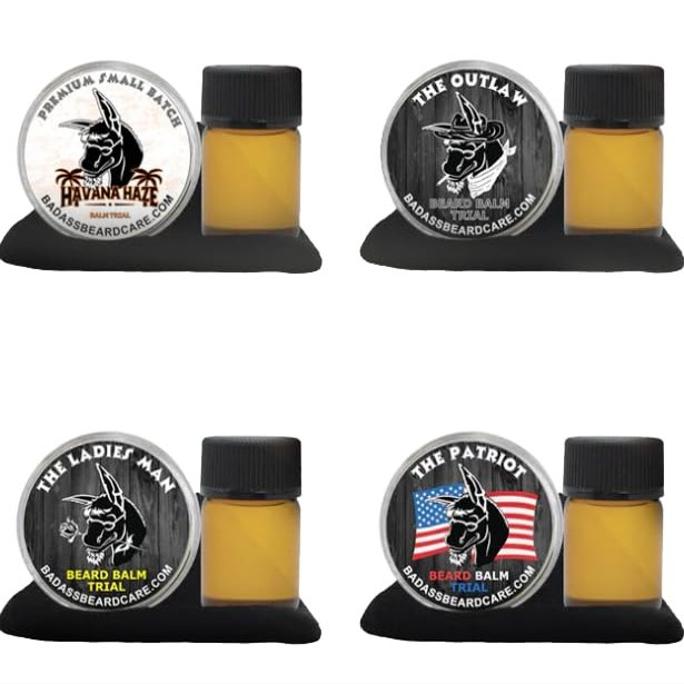 Badass Beard Care Trial Pack Kit - Pick 4