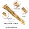 Dsoar Double Ended Dreadlocks Extensions 20 Inch 10 Strands Synthetic Dreads Handmade Crochet Dread Extensions Reggae Twist Braiding Hair(40 inch,Deep Blonde) view 4