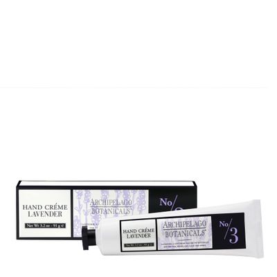 Archipelago Botanicals Lavender Hand Crme, Rich and Lightly Scented Hand Lotion for Dry Skin, Cuticles and Rough Spots, Premium Plant Extracts (3.2 oz)
