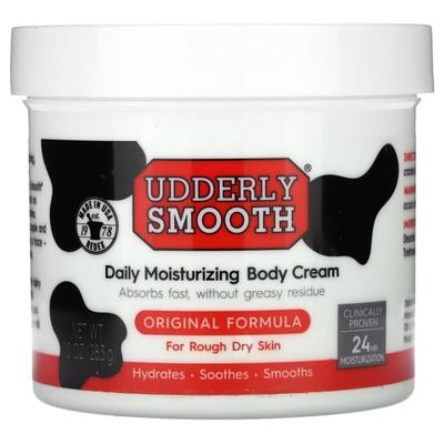 Udderly Smooth Daily Moisturizing Body Cream, Original Formula, 10 oz (Pack of 3)