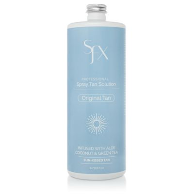 SunFX Original Tan - All Natural Spray Tanning Solution(1L/33.8 fl oz, DARK SUMMER