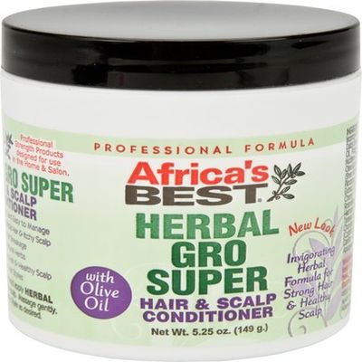 AFRICAS BEST HERBAL GRO SUPER 5.25 oz. JAR by Africa's Best